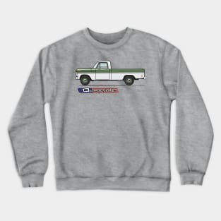 Stock Green&White 68 Crewneck Sweatshirt